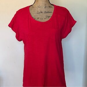 Cute red petite t-shirt